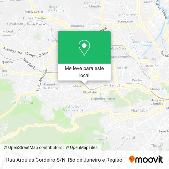 Rua Arquias Cordeiro S/N mapa