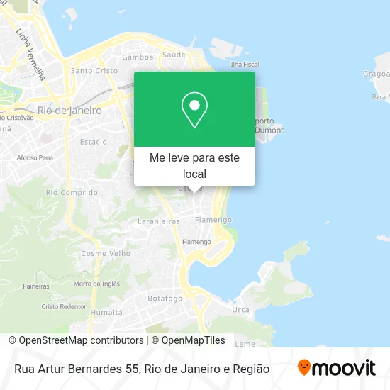 Rua Artur Bernardes 55 mapa