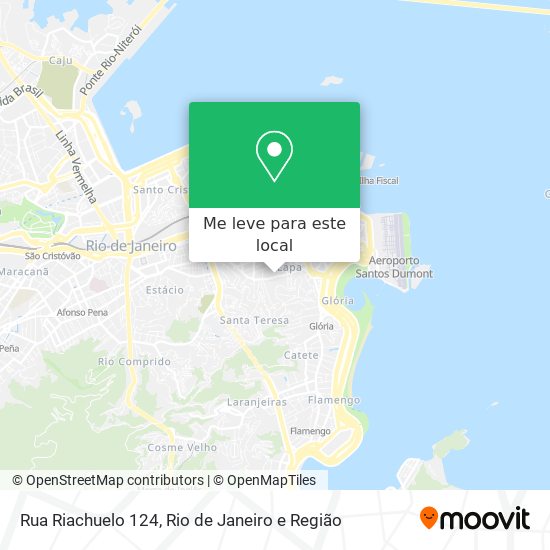 Rua Riachuelo 124 mapa