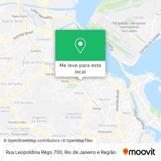 Rua Leopoldina Rêgo 700 mapa