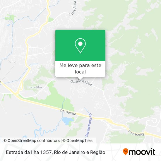 Estrada da Ilha 1357 mapa