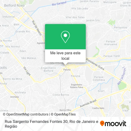 Rua Sargento Fernandes Fontes 30 mapa