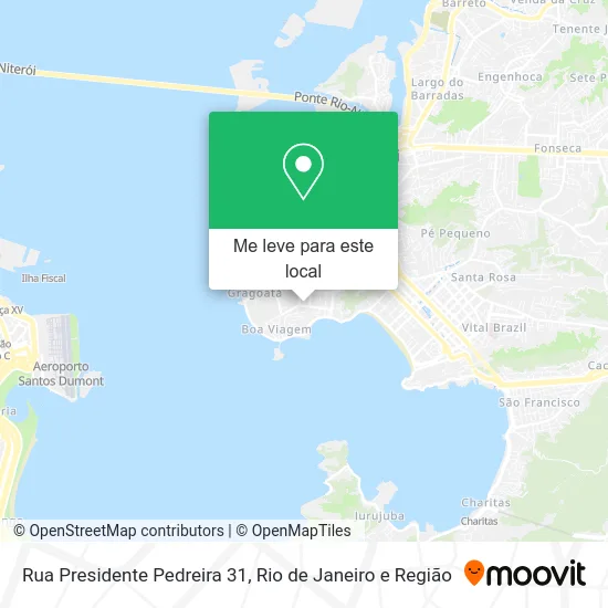 Rua Presidente Pedreira 31 mapa