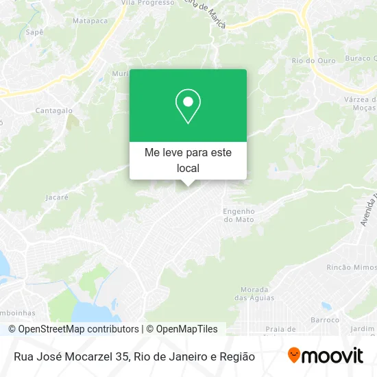 Rua José Mocarzel 35 mapa