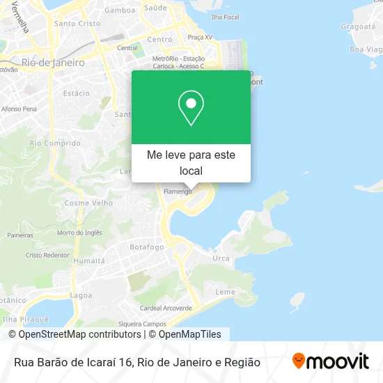 Rua Barão de Icaraí 16 mapa
