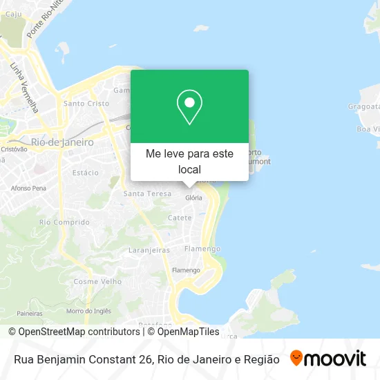 Rua Benjamin Constant 26 mapa