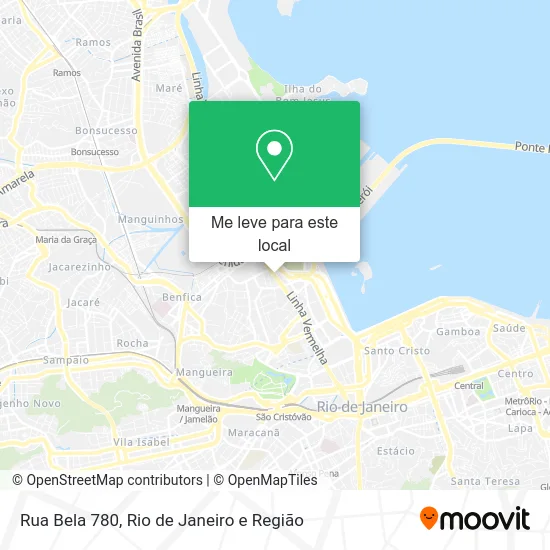 Rua Bela 780 mapa