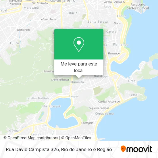 Rua David Campista 326 mapa
