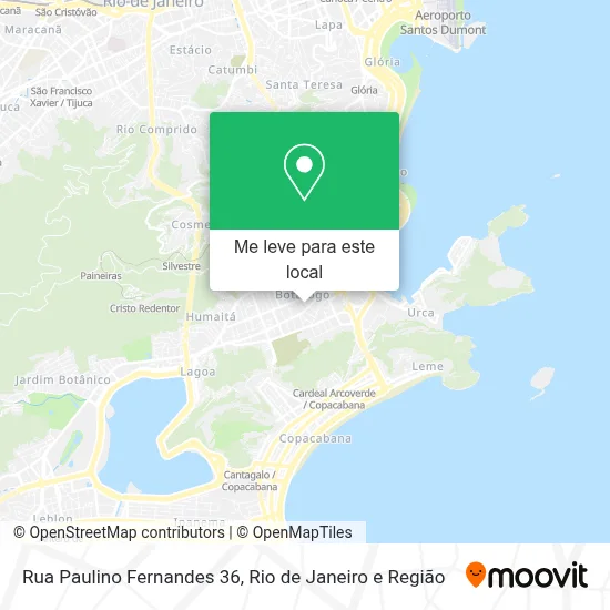 Rua Paulino Fernandes 36 mapa