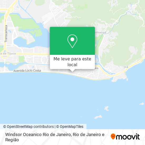 Windsor Oceanico Rio de Janeiro mapa