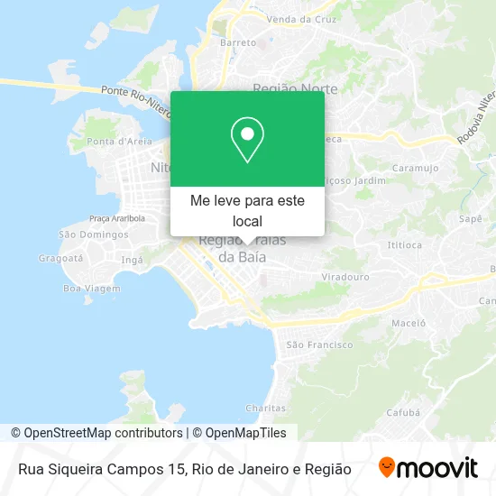 Rua Siqueira Campos 15 mapa