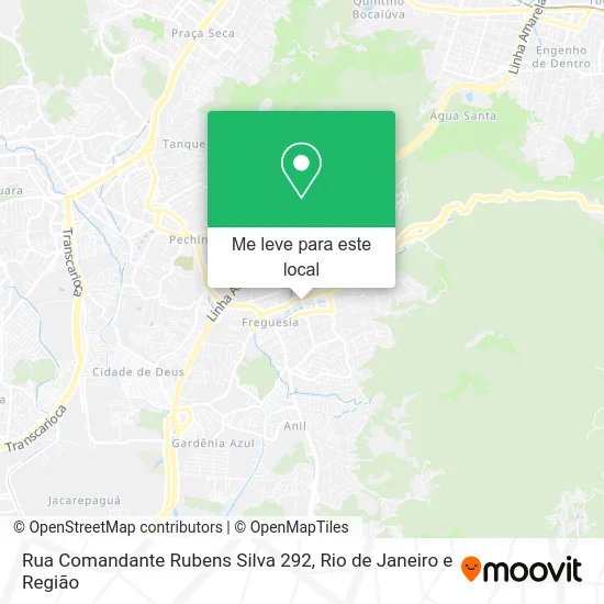 Rua Comandante Rubens Silva 292 mapa