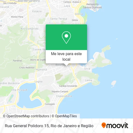 Rua General Polidoro 15 mapa