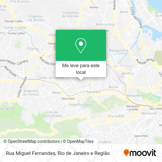Rua Miguel Fernandes mapa