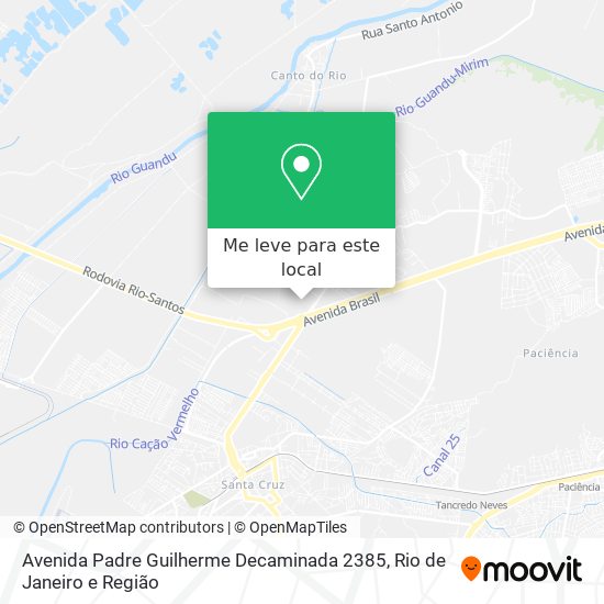 Avenida Padre Guilherme Decaminada 2385 mapa