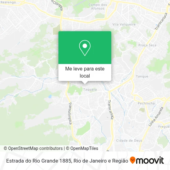 Estrada do Rio Grande 1885 mapa