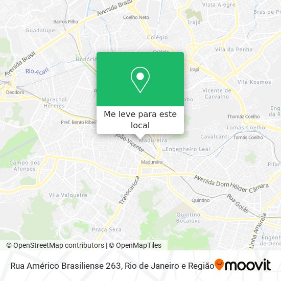 Rua Américo Brasiliense 263 mapa
