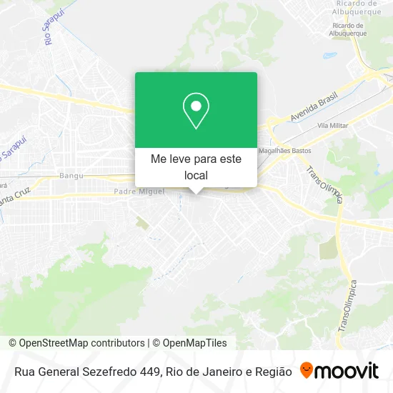 Rua General Sezefredo 449 mapa