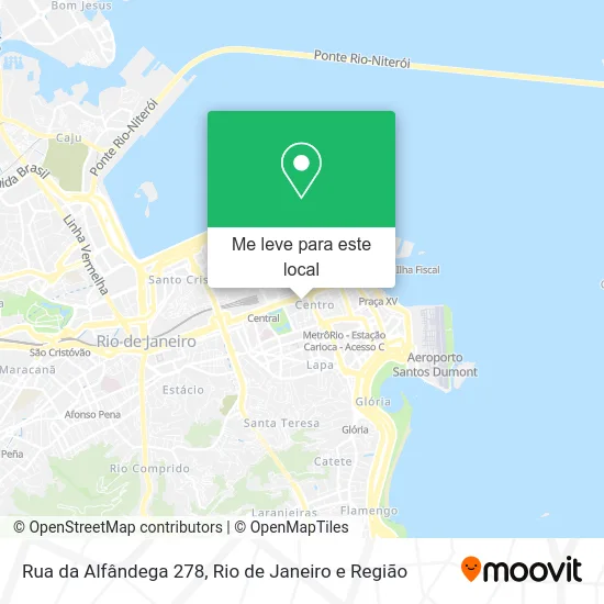 Rua da Alfândega 278 mapa