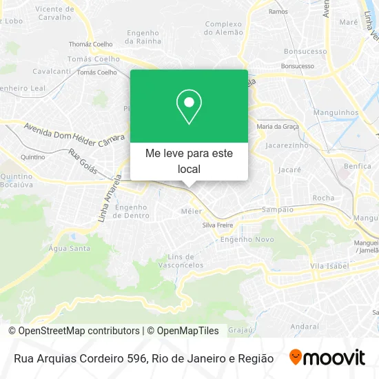 Rua Arquias Cordeiro 596 mapa