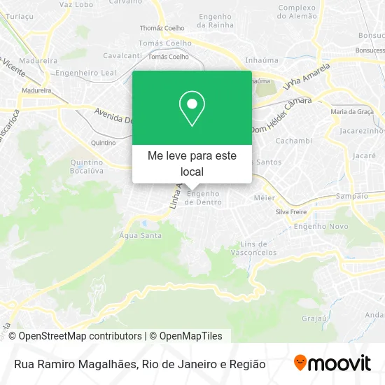 Rua Ramiro Magalhães mapa