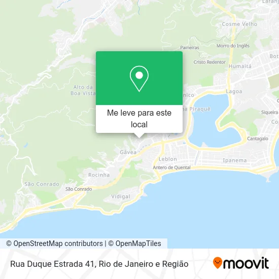 Rua Duque Estrada 41 mapa