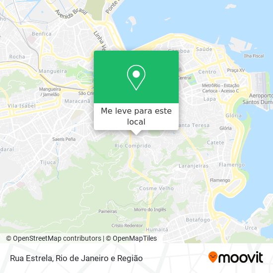 Rua Estrela mapa