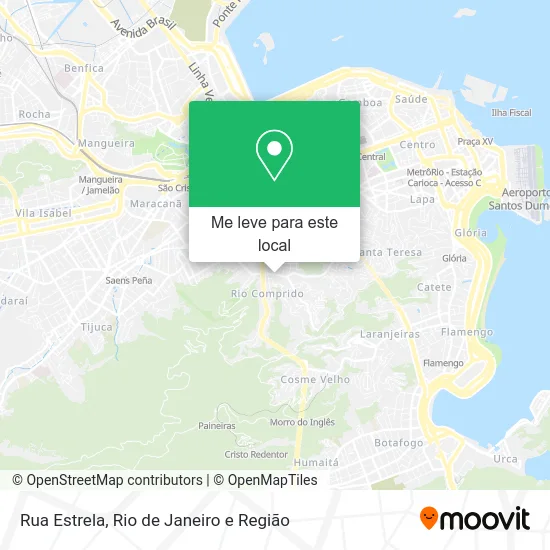 Rua Estrela mapa