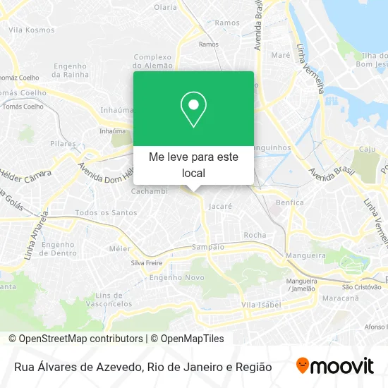 Rua Álvares de Azevedo mapa