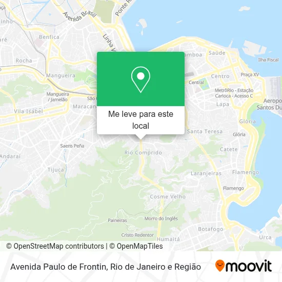 Avenida Paulo de Frontin mapa