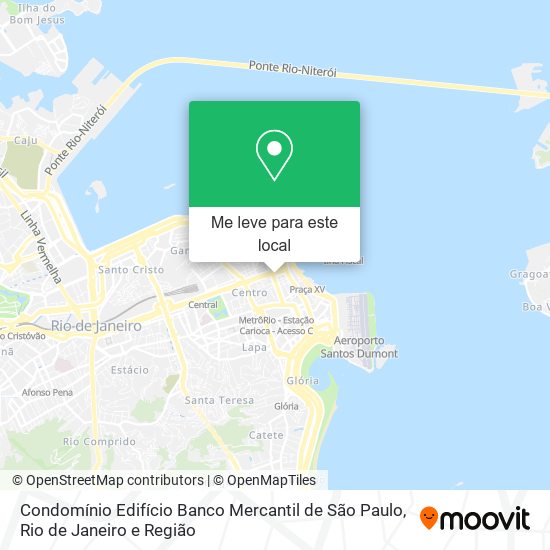 Condomínio Edifício Banco Mercantil de São Paulo mapa