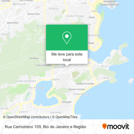 Rua Camuirano 109 mapa