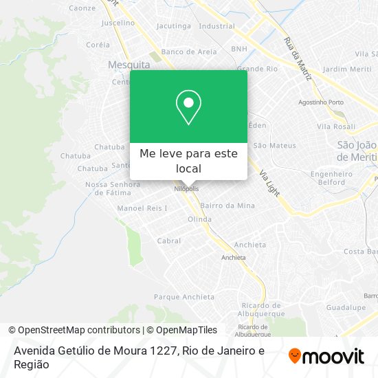 Avenida Getúlio de Moura 1227 mapa