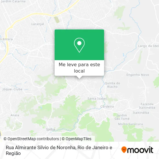 Rua Almirante Silvio de Noronha mapa