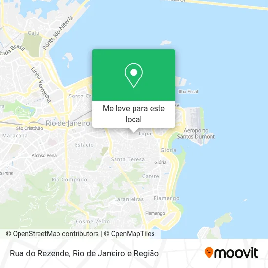 Rua do Rezende mapa