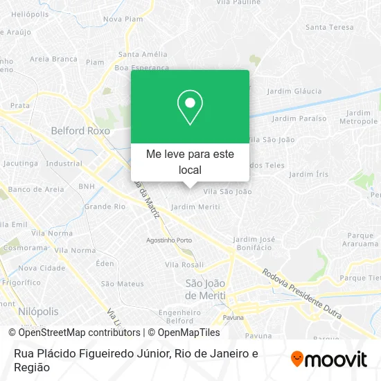 Rua Plácido Figueiredo Júnior mapa