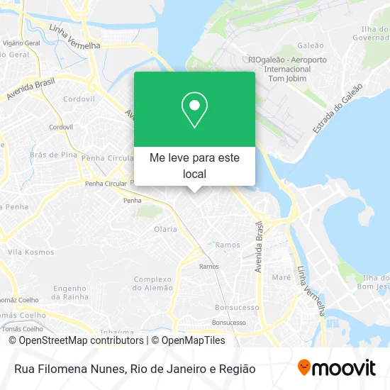 Rua Filomena Nunes mapa
