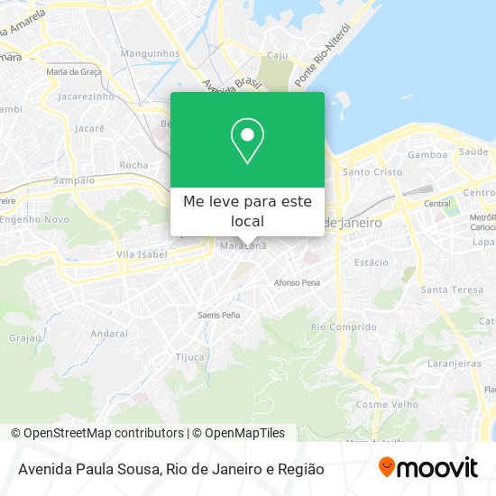 Avenida Paula Sousa mapa