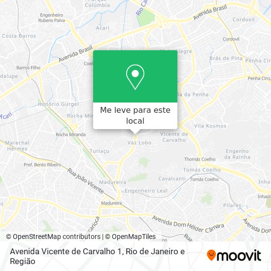 Avenida Vicente de Carvalho 1 mapa