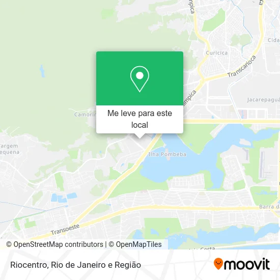 Riocentro mapa