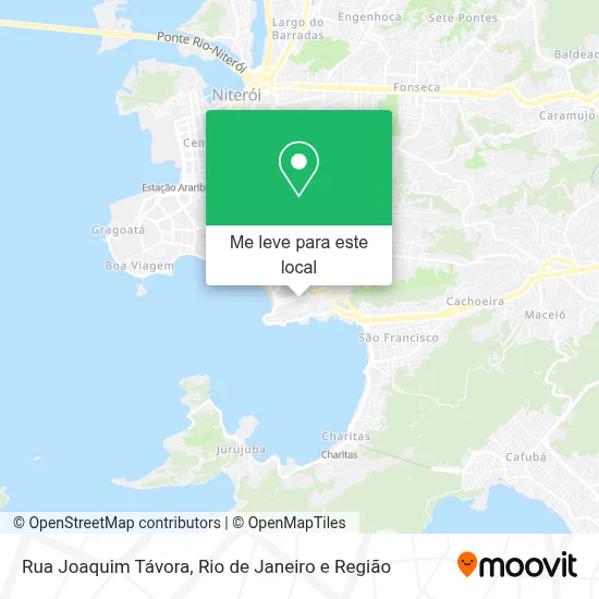 Rua Joaquim Távora mapa