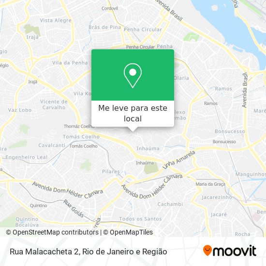 Rua Malacacheta 2 mapa