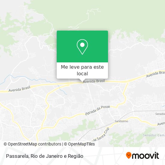 Passarela mapa