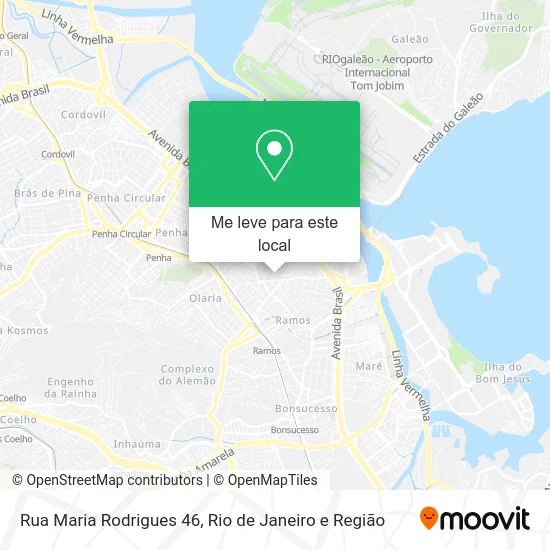 Rua Maria Rodrigues 46 mapa