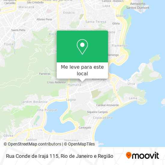 Rua Conde de Irajá 115 mapa