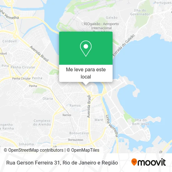 Rua Gerson Ferreira 31 mapa