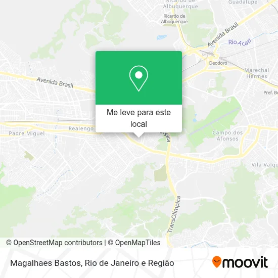 Magalhaes Bastos mapa