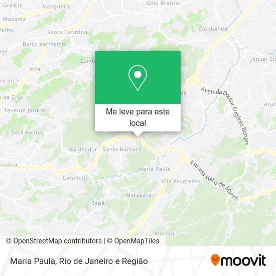 Maria Paula mapa