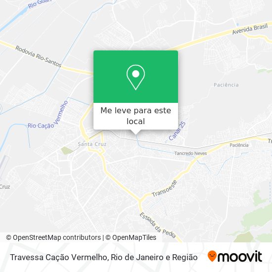 Travessa Cação Vermelho mapa
