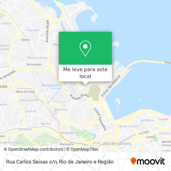 Rua Carlos Seixas s/n mapa